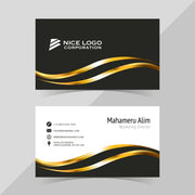 Business Card - No Round Corners