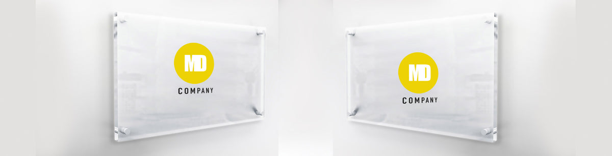 Acrylic Signs with no Mask