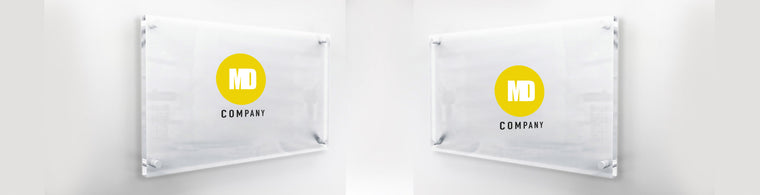 Acrylic Signs with no Mask
