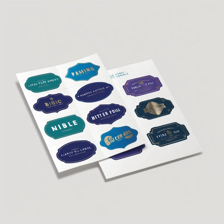 Die Cut Sheet Labels