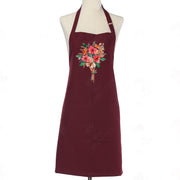 Spring Flower Watercolors Adjustable Bib Apron
