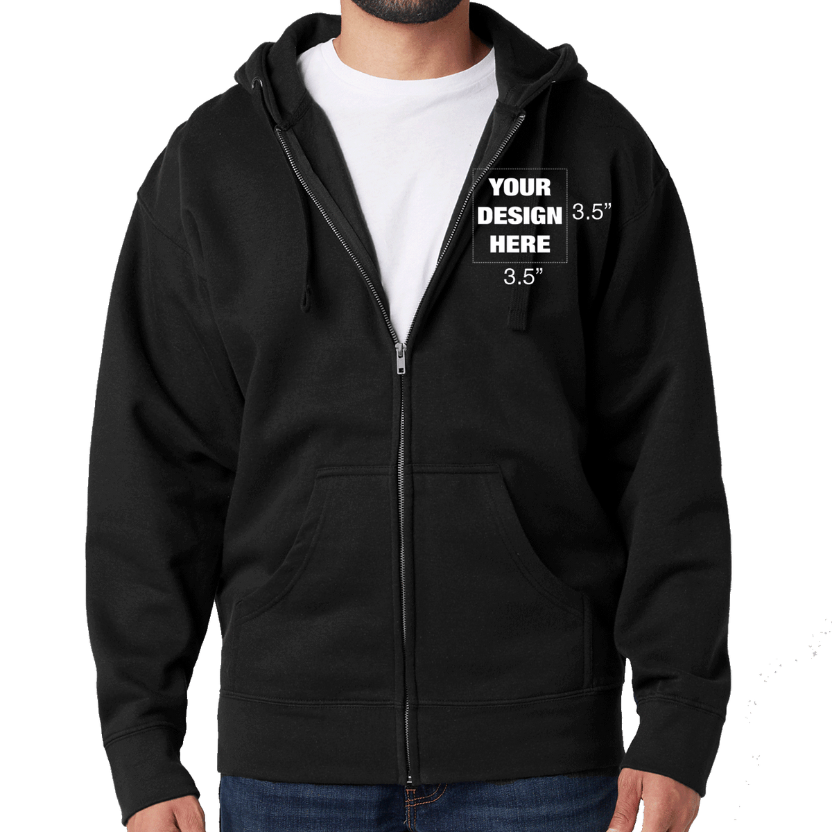 FULL-ZIP HOODIE - CUSTOM PRINTING