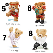 Teddy Bear Plays Sport Unisex T-shirt