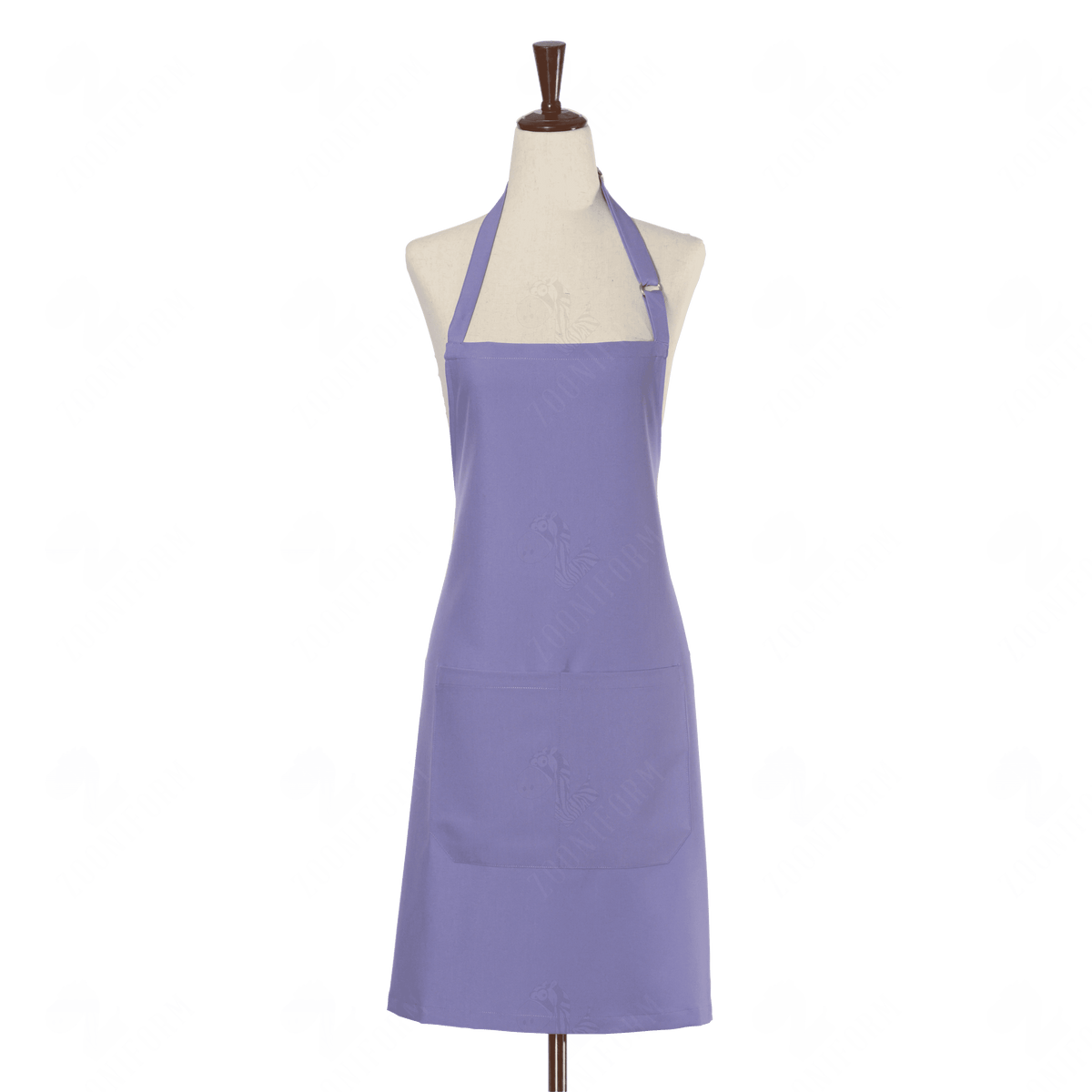 Lavender Bib Apron Two Pockets