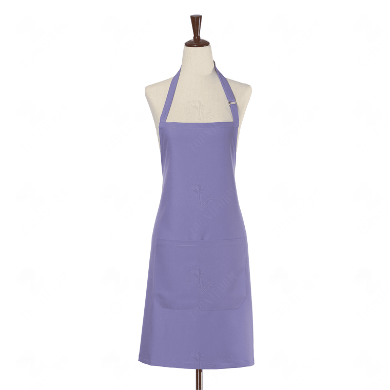 Lavender Bib Apron Two Pockets