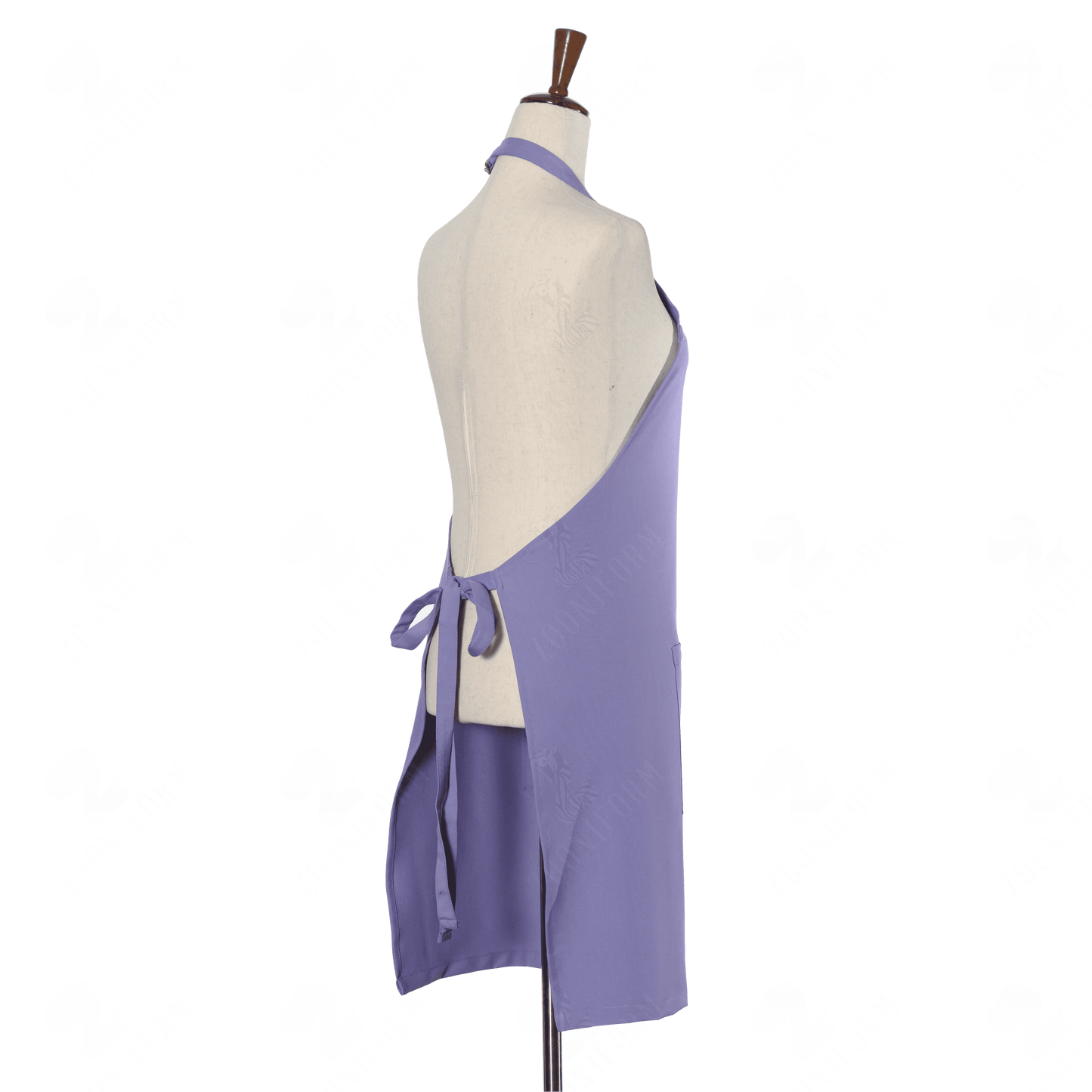 Lavender Bib Apron Two Pockets