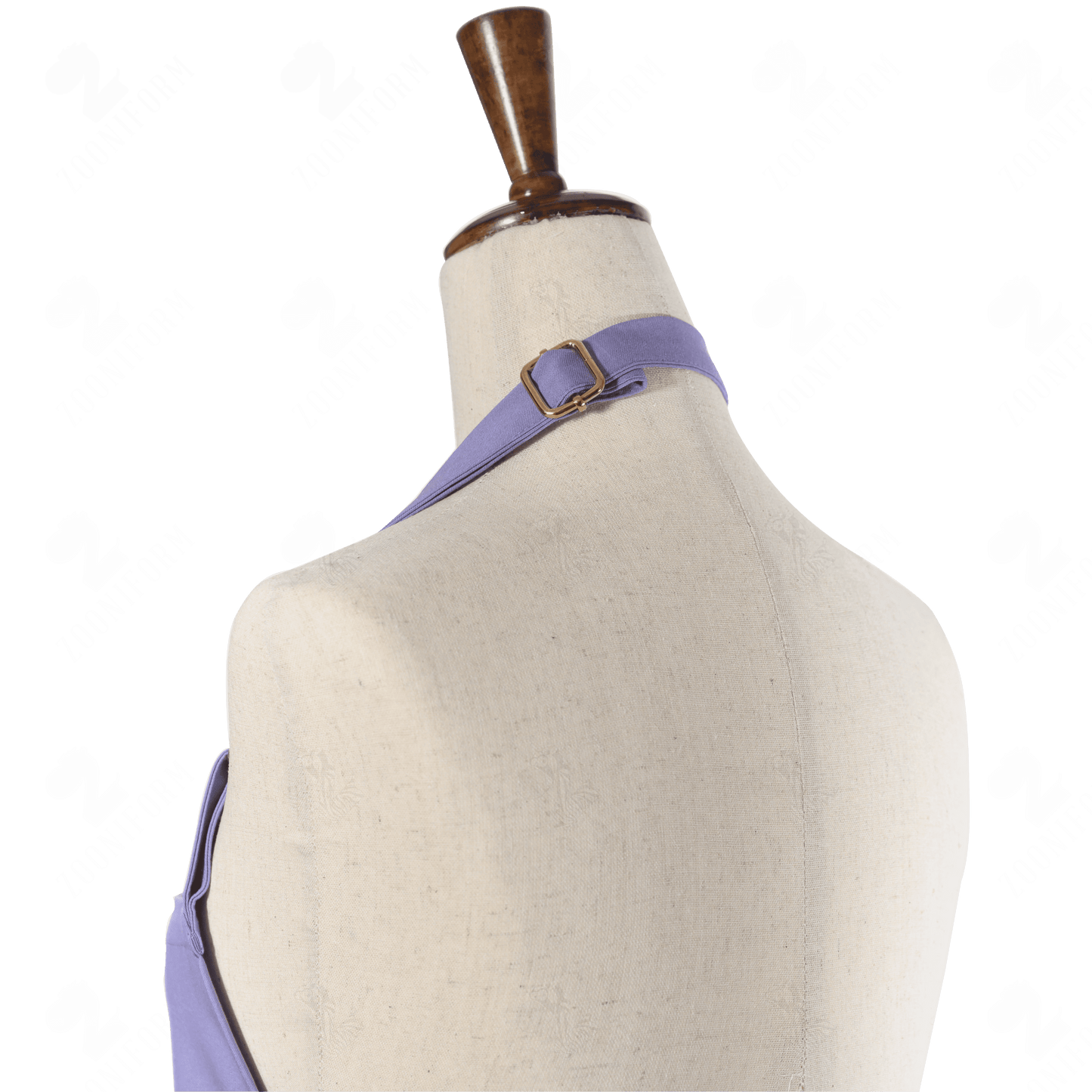 Lavender Bib Apron Two Pockets