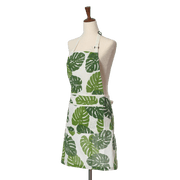 Linen Kitchen Apron with Adjustable Neck Strap