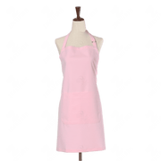 Pink Bib Apron Two Pockets