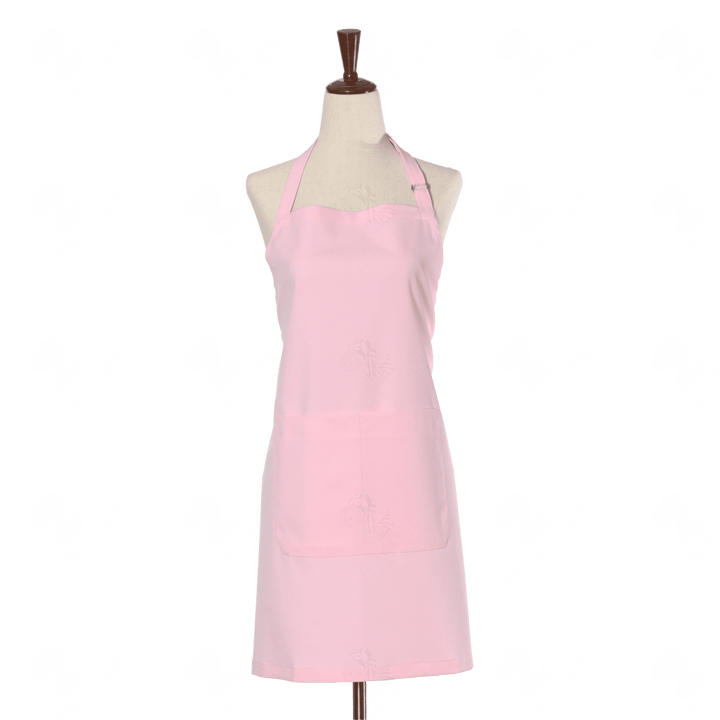 Pink Bib Apron Two Pockets