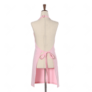 Pink Bib Apron Two Pockets