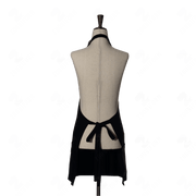Black Bib Apron Three Pockets