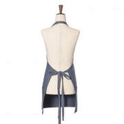 Bib Apron with Three Pockets, Adjustable Neck Strap