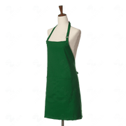 Green Bib Apron Two Pockets