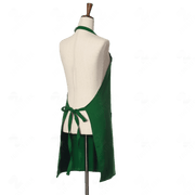 Green Bib Apron Two Pockets