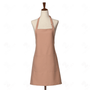 Cappuccino Bib Apron Two Pockets
