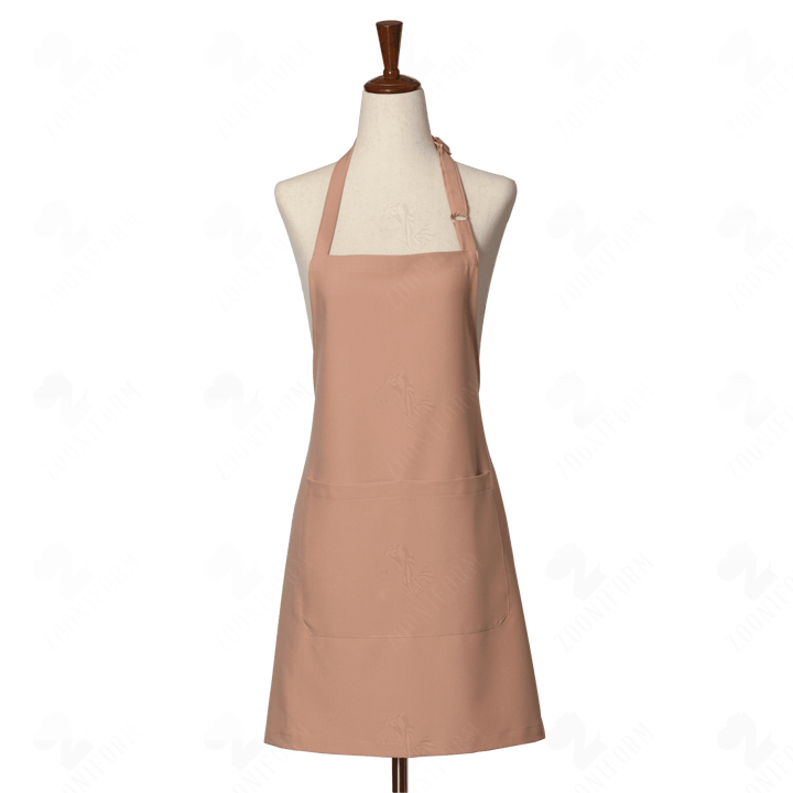 Cappuccino Bib Apron Two Pockets