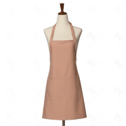 Cappuccino Bib Apron Two Pockets