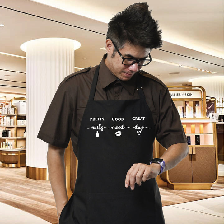 "Nails Mood Day" Apron for Beauty Nail Salon