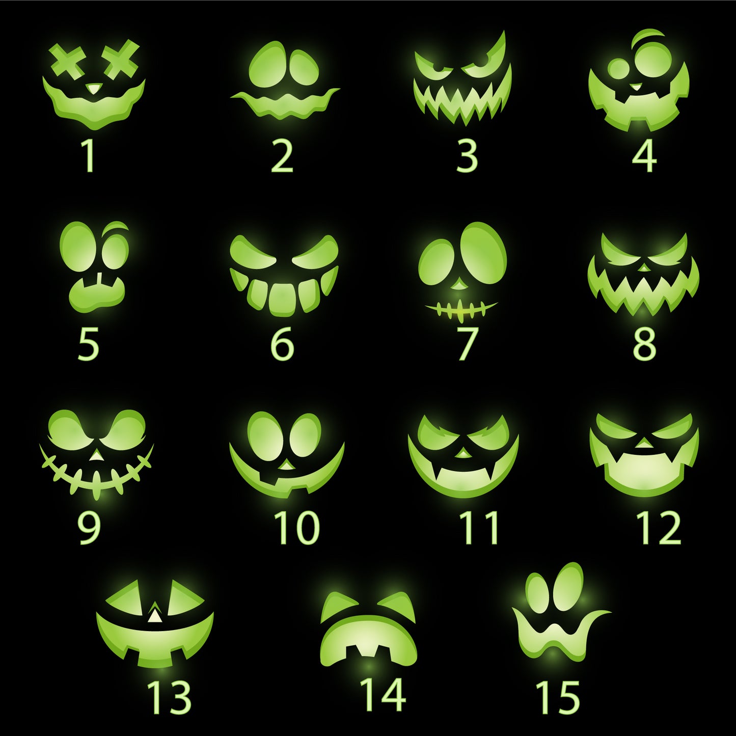 Halloween Glow in the Dark Unisex Black T-shirt