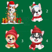 Christmas Apron - Customize your doggie name on apron