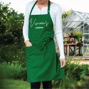 Personalized Text Printing on Bib Apron