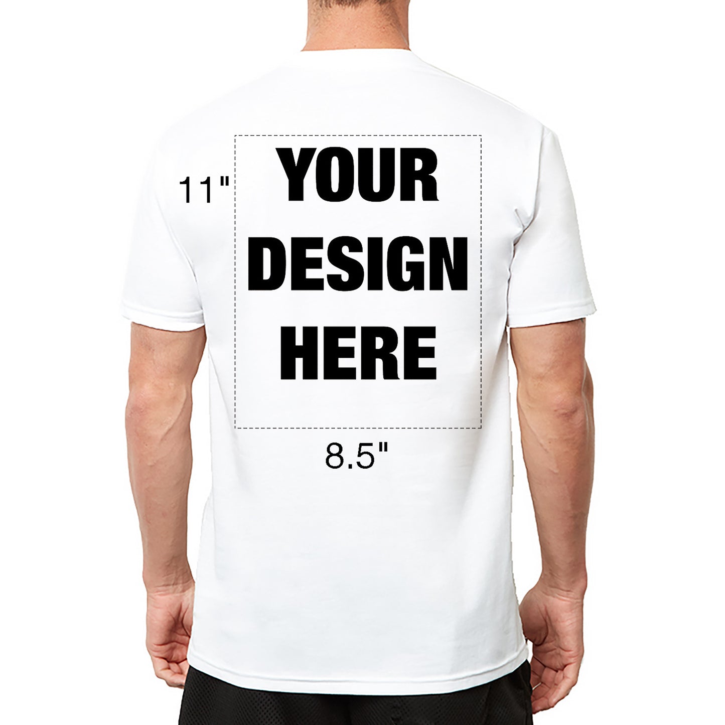 Personalize Unisex Short Sleeve T-Shirt - Custom Printing Service