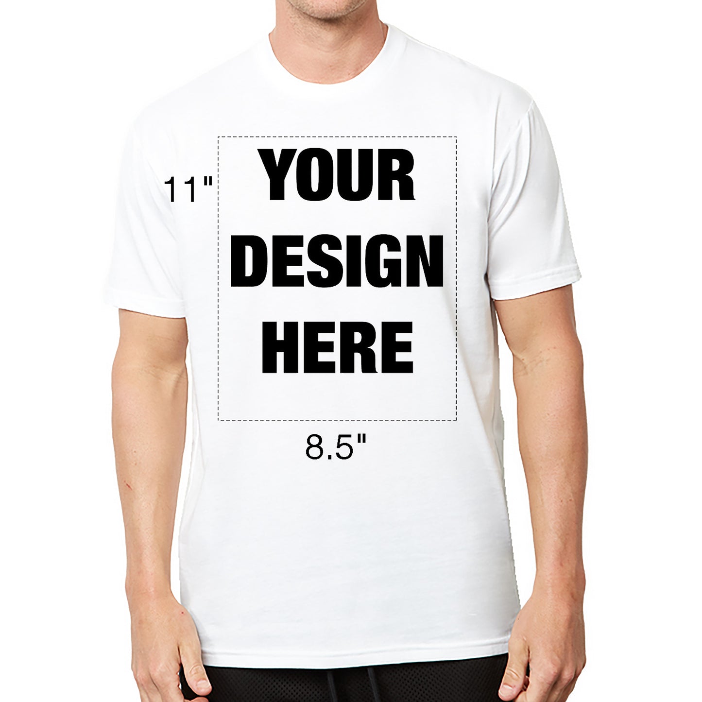 Personalize Unisex Short Sleeve T-Shirt - Custom Printing Service